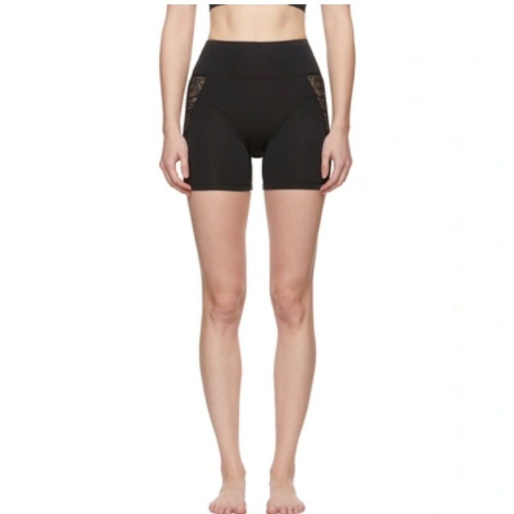 NWT Kiki De Montparnasse Athleisure Lace Inset‎ Biker Shorts